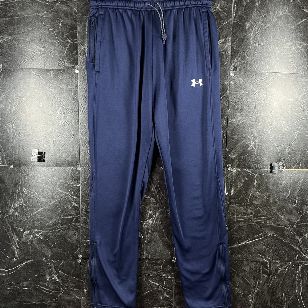 Under Armour Men's Navy Track Pants Medium